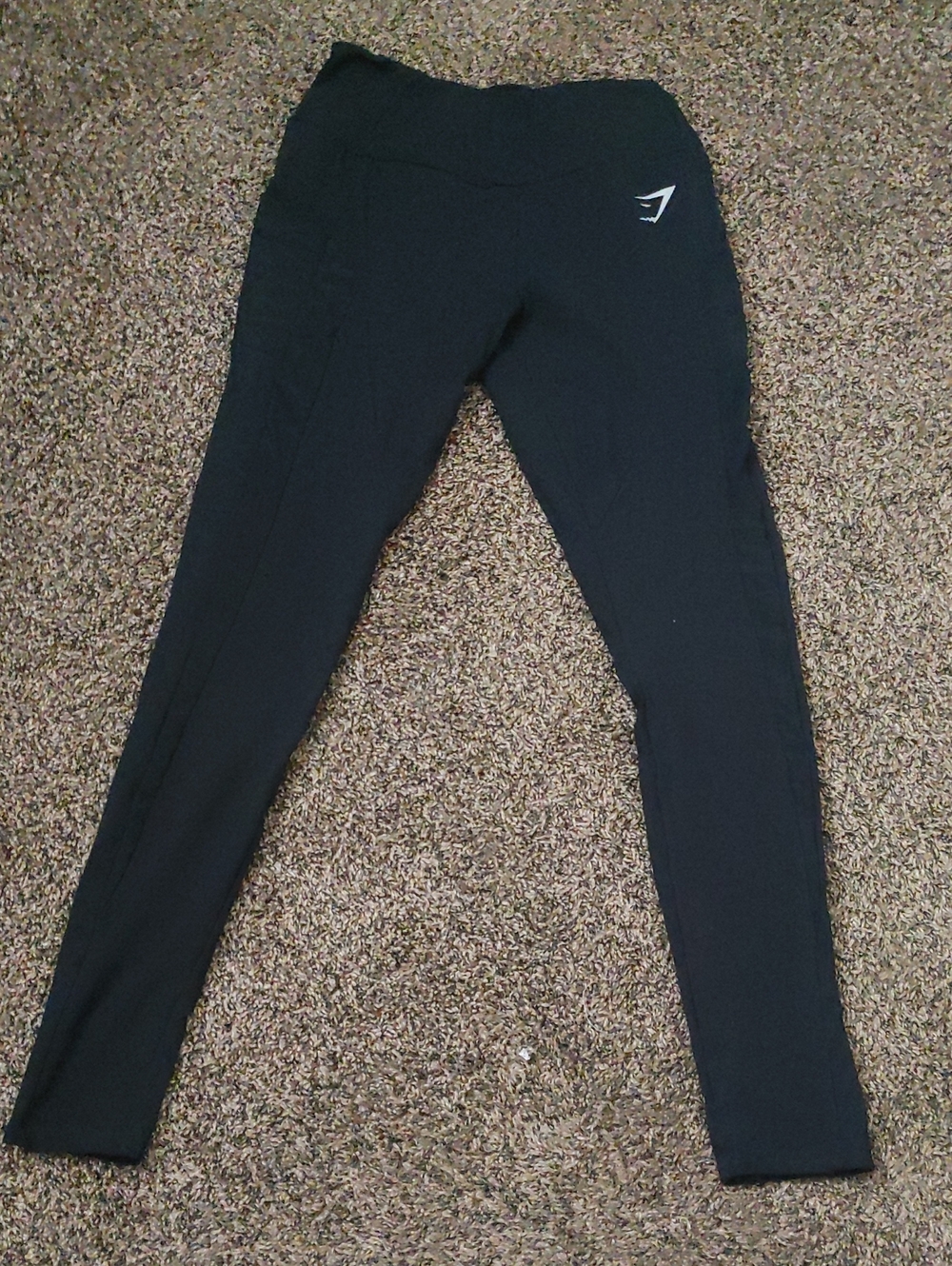 Gymshark Kids Black High-Waist Performance Leggings